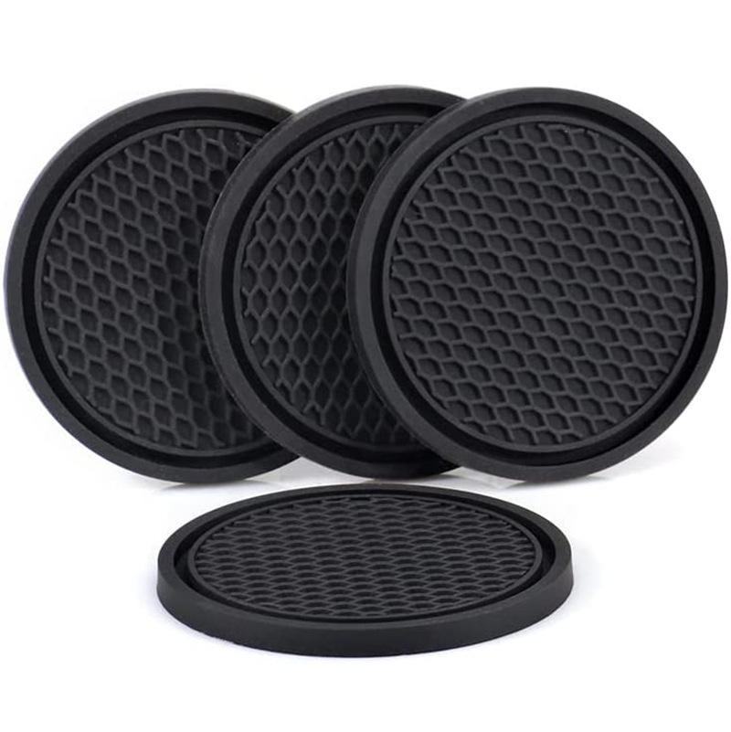 Kute Z77 Non-Slip Diamond Rhinestone Car Cup Holder Mat - Universal Anti-Skid Coaster Pad